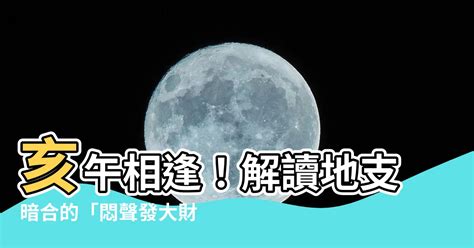 午亥合|浅谈一下地支暗合